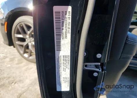 2023 Dodge Charger Gt z USA, uszkodzony, nr VIN 2C3CDXHG7PH606952